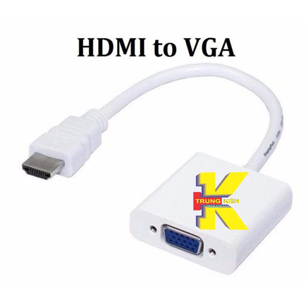 CÁP CHUYỂN HDMI RA VGA ADAPTER (ĐẦU CÁI)