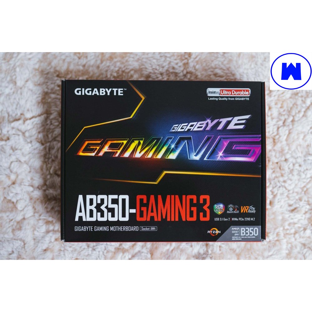 [BẢO HÀNH 3 NĂM] Bo mạch chủ GIGABYTE™ GA - AB350 - Gaming 3