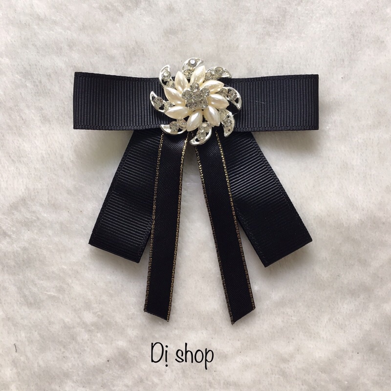 Mã 02 NƠ CÀI ÁO ĐÍNH ĐÁ SIZE TẦM 9cm