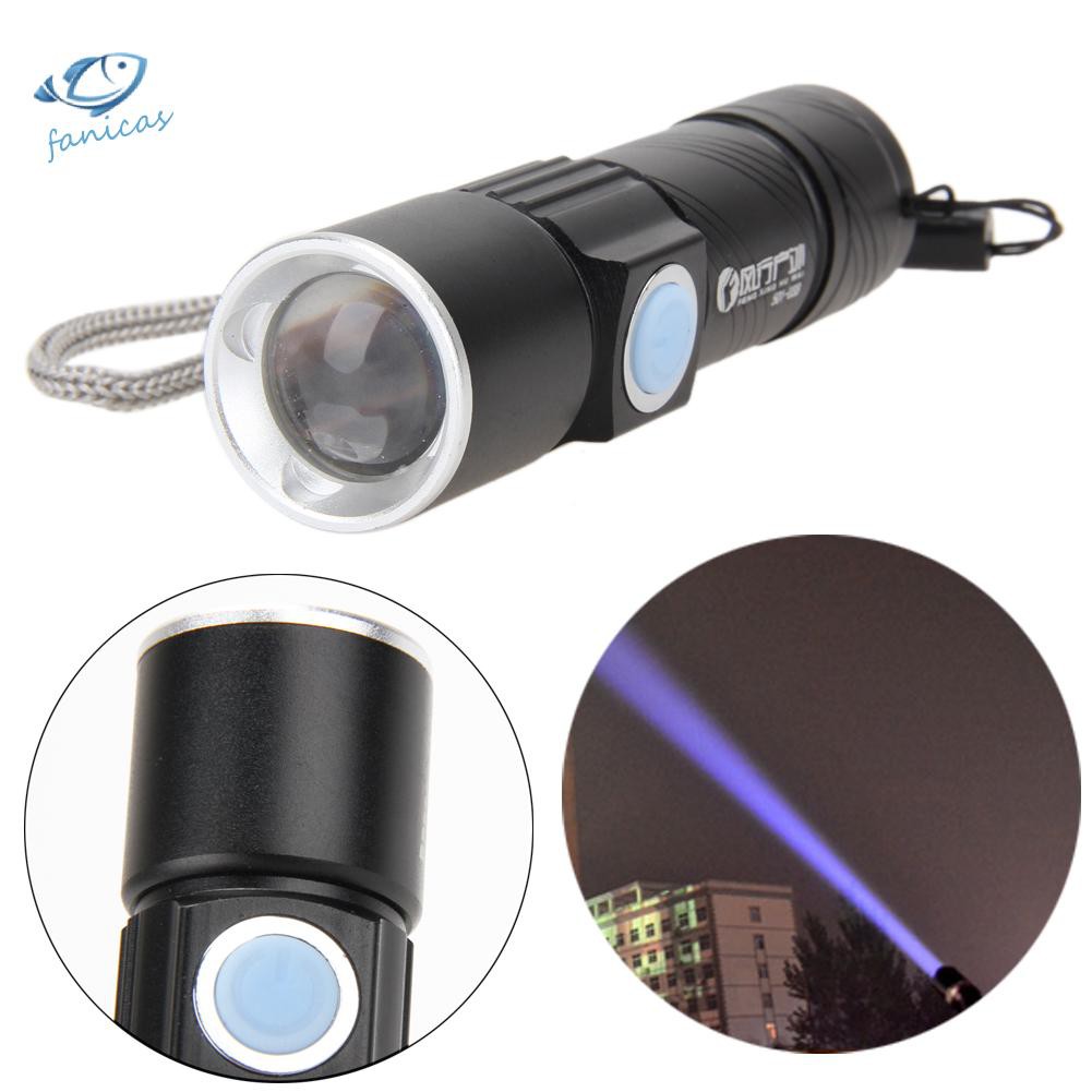 CREE Đèn Pin Led 800lm Chống Nước Có Thể Phóng To Cổng Sạc Usb