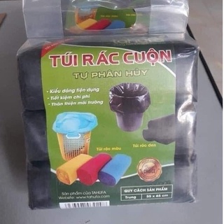 Combo 3 Túi đựng rác đen tự phân hủy