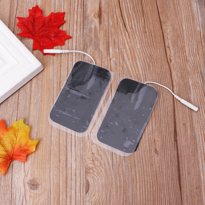 1 Cặp Miếng Dán Điện Cực Lớn 90x50mm Có Thể Tái Sử Dụng Cho Máy Tens Machine