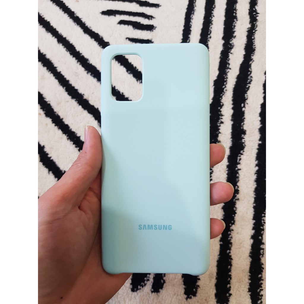 Ốp Lưng Silicone Samsung Galaxy A71 Chính Hãng