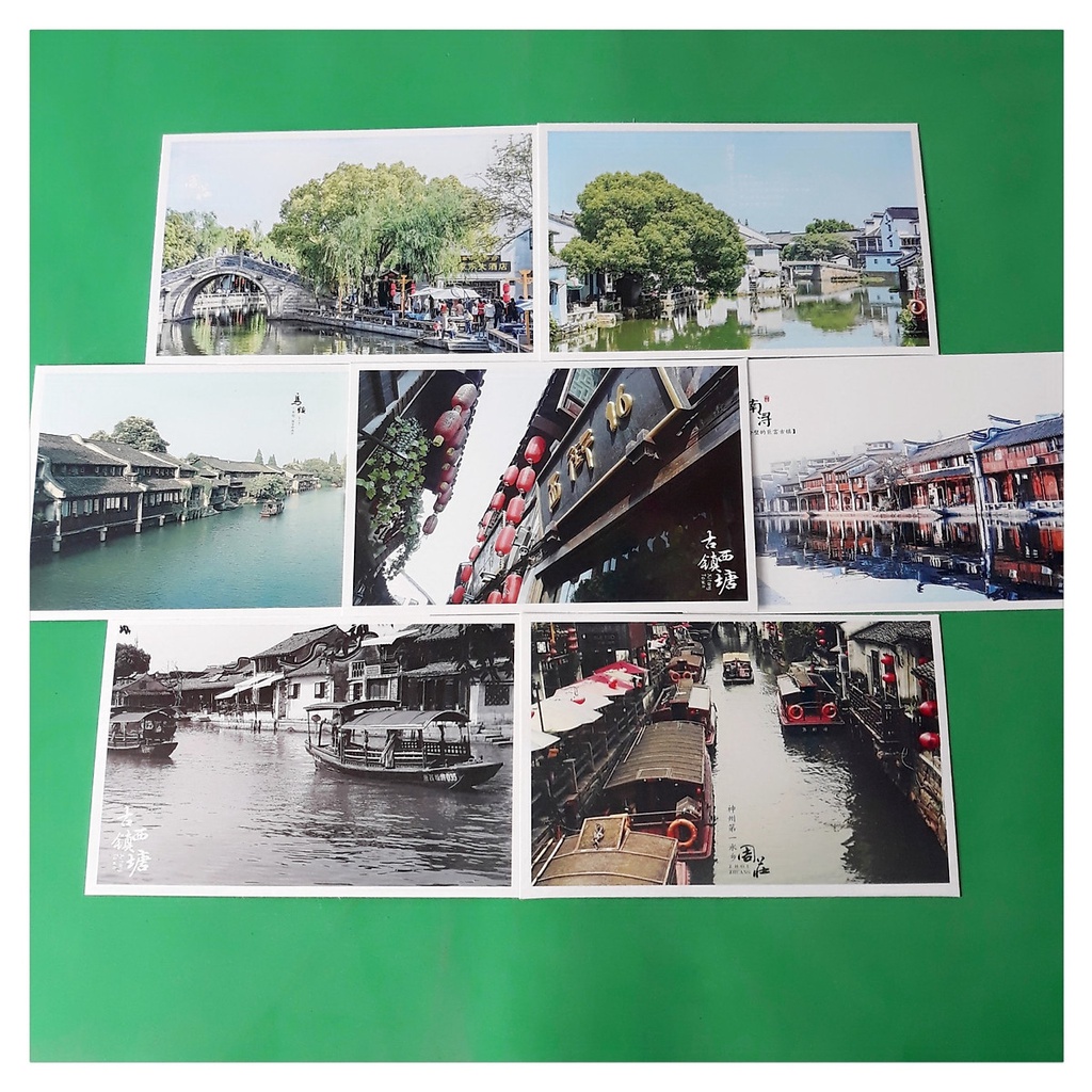 Hộp 36 Postcard Bưu Thiếp Thiệp Trang Trí Kích Thước 9x14cm - river of life