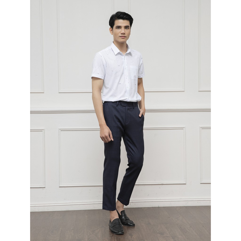 Quần tây nam Aristino quần âu nam kiểu dáng cropped polyeste cao cấp chính hãng ATR01701