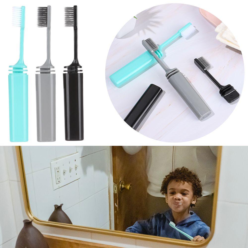 Bàn Chải Đánh Răng Lông Mềm Có Thể Gập Lại Tiện Dụng Cho Đi Du Lịch /