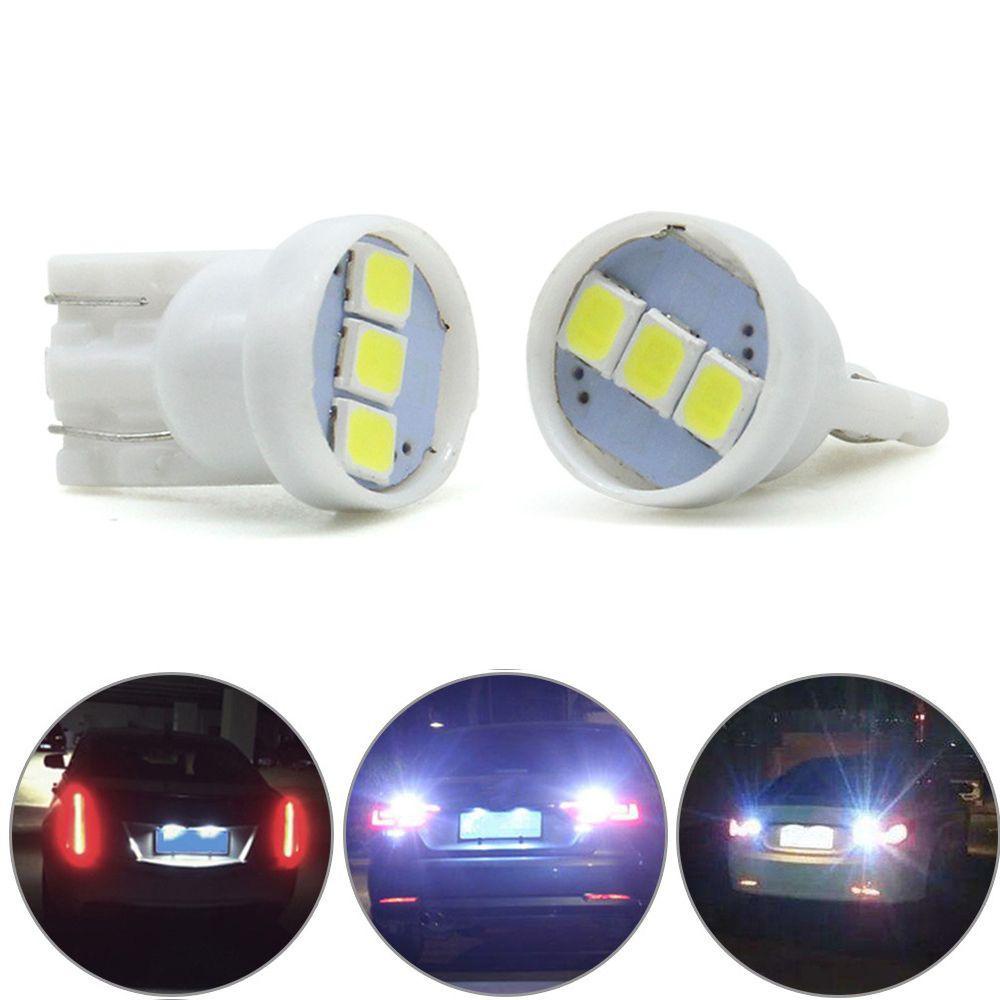 Set 2 Đèn LED 2835 3SMD COB Siêu Sáng Gắn Biển Số Xe Hơi