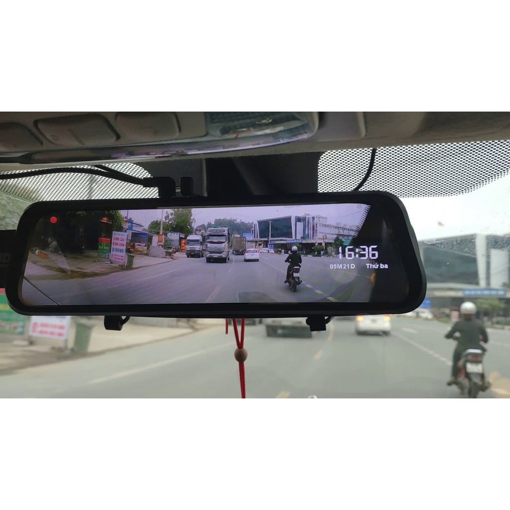 [GRAB NOW SHIP 2H] {Giá Hủy Diệt}Camera Hành Trình Gương Chuyên dụng xe tải màn hình cảm ứng IPS Full HD 10 inch-Ghi hìn