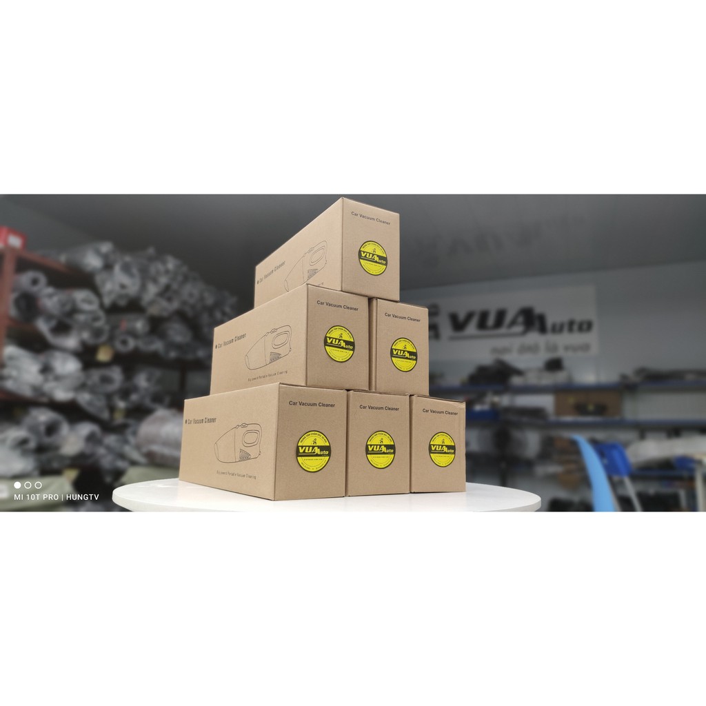Máy hút bụi ô tô cầm tay VuaAuto cắm tẩu 12v, công suất 120w hút bụi nhanh mạnh tiện lợi, giúp xe ô tô luôn sạch sẽ