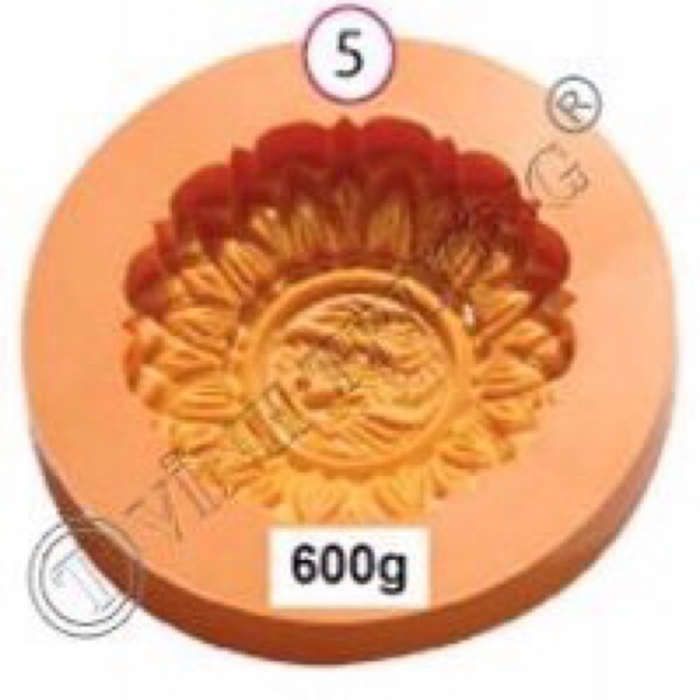 Khuôn bánh Trung thu gõ nhựa cao cấp Vĩnh 600gr