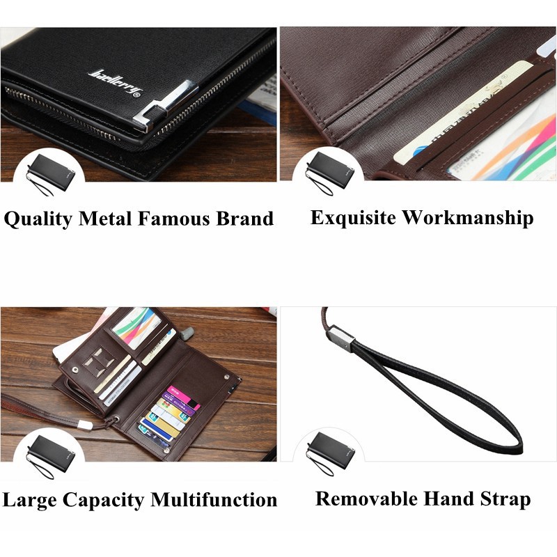 [Mã FAMAYWA2 giảm 10K đơn 50K] ❀Sẵn hàng ❀ Ví Nữ/Ví Nam Cầm Tay Thời Trang Cao Cấp Baellerry SW002 | BigBuy360 - bigbuy360.vn