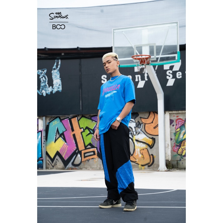 Quần Jogger BOO Unisex Dáng Rộng In Graphic The Simpsons BZL