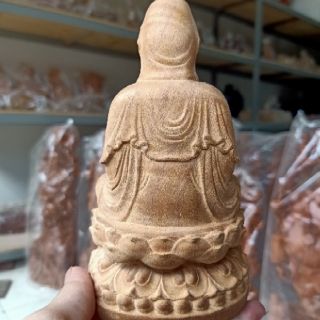 Tượng Phật để xe gỗ xá xị thơm