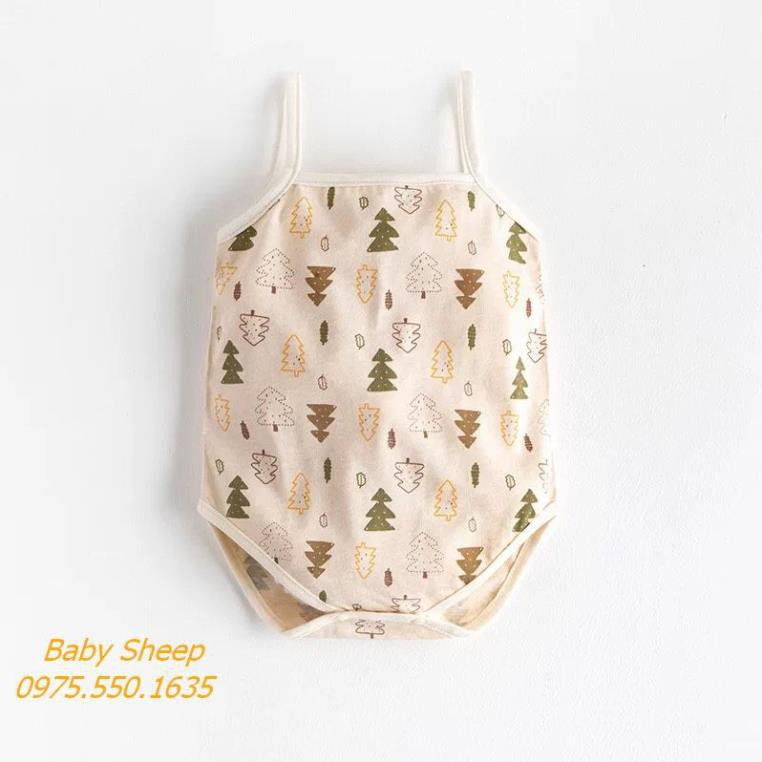 Quần áo sơ sinh 0-24 tháng ORGANIC bộ body 2 dây cho bé sơ sinh 100% COTTON HỮU CƠ TỰ NHIÊN siêu đáng yêu