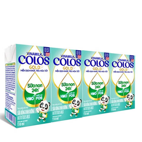 Lốc 4 Hộp Sữa Uống Dinh Dưỡng Vinamilk ColosGold 110ml