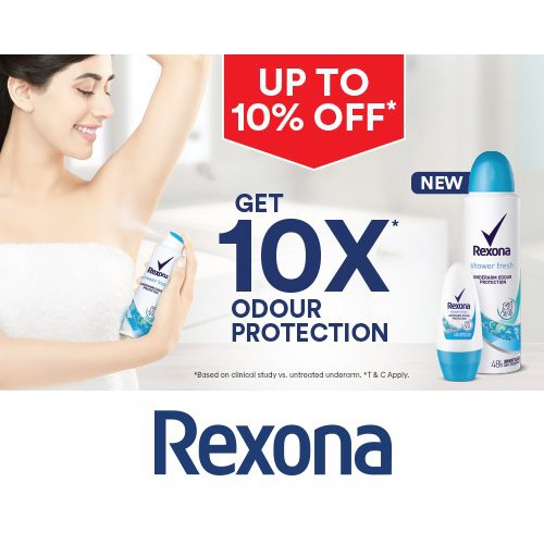 Xịt Khử Mùi Rexona Shower Clean 150ml | BigBuy360 - bigbuy360.vn