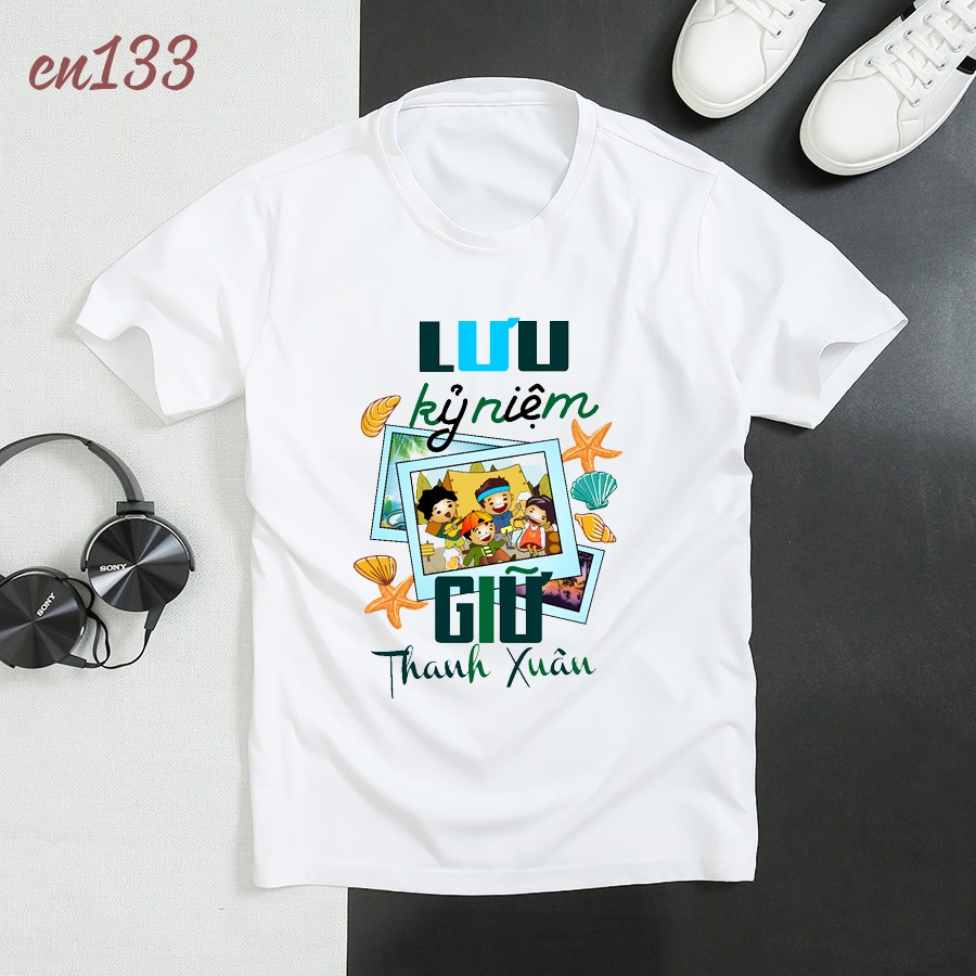 áo nhóm đi biển lưu kỷ niệm giữ thanh xuân -- [Giá niêm yết là giá của 1 áo]
