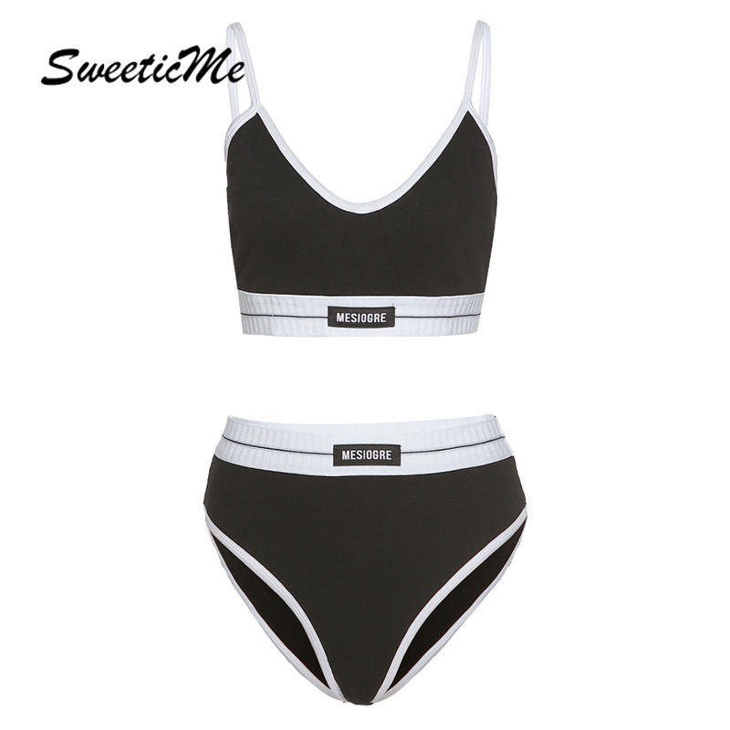 Set áo croptop hai dây + quần short phong cách cá tính cho nữ