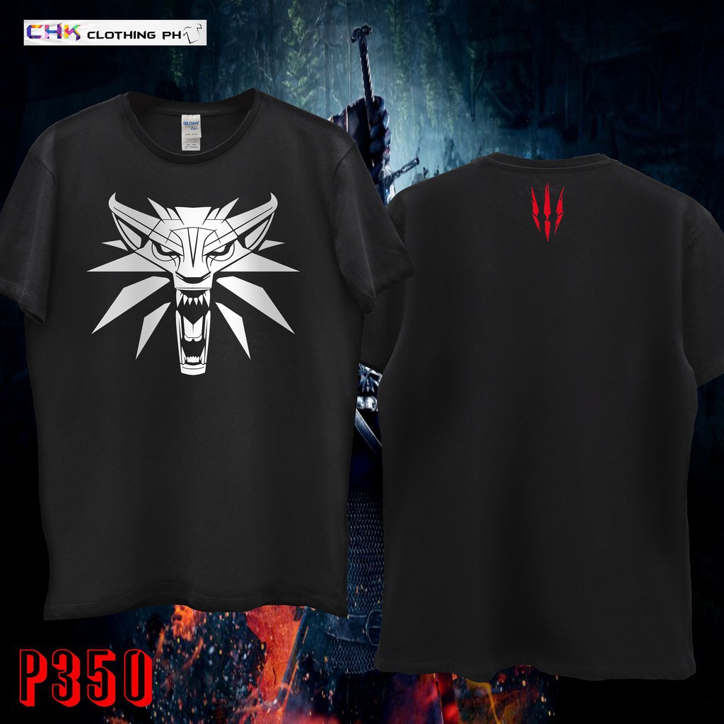 SALE- Áo Thun The Witcher 3 / Wolf # - áo cực HOT