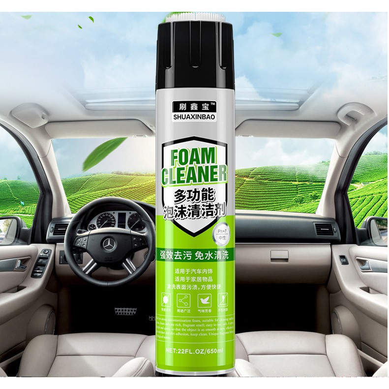 Chai xịt bọt vệ sinh đa năng Shuaxinbao Foam Cleaner 650ml