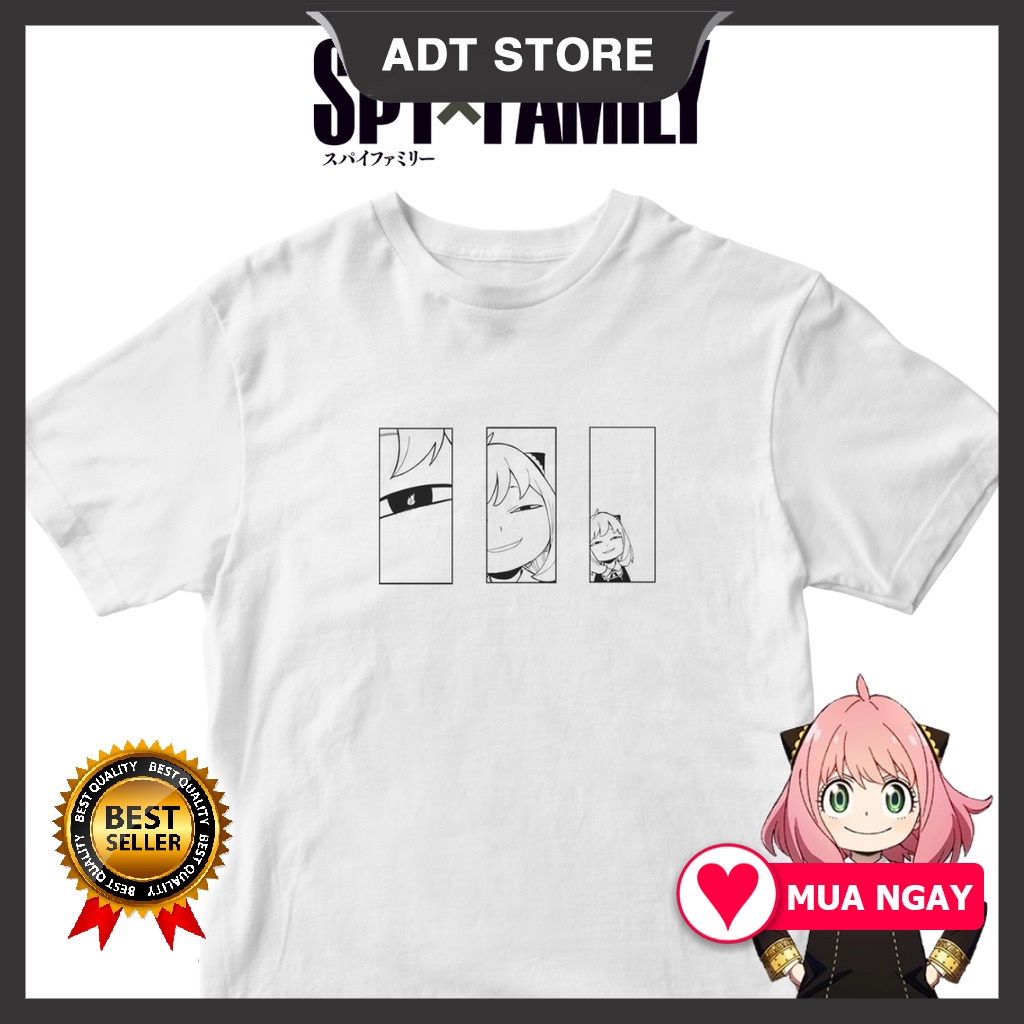 HOT🔥 Áo Phông ANYA MEME SPY X FAMILY ANIME mẫu mới cực chât