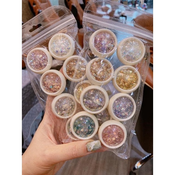 Set Nhũ Vảy Cá Làm Nail