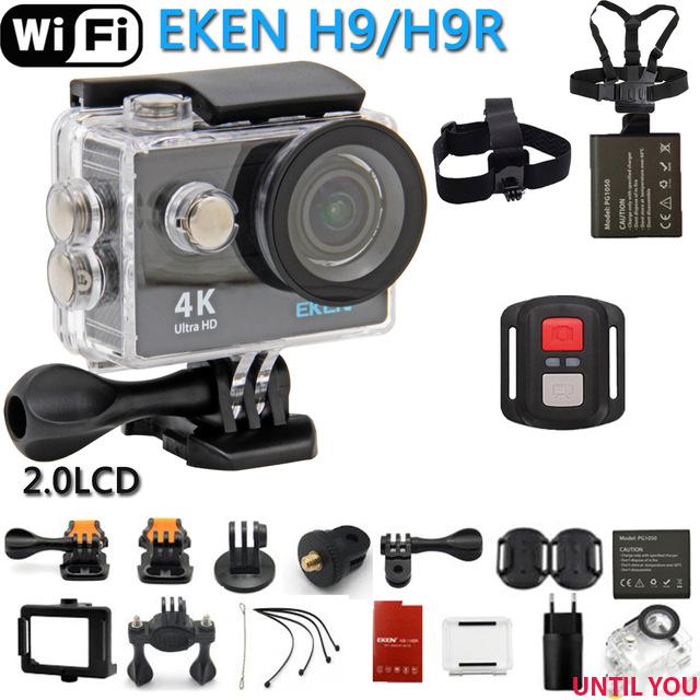 Camera Thể Thao Eken H9R- Camera 4K Ultra Hd Wifi, Có Remote, Phiên Bản Mới Nhất 4.0, Kết Nối Smartphone Bằng Ứng Dụng | BigBuy360 - bigbuy360.vn