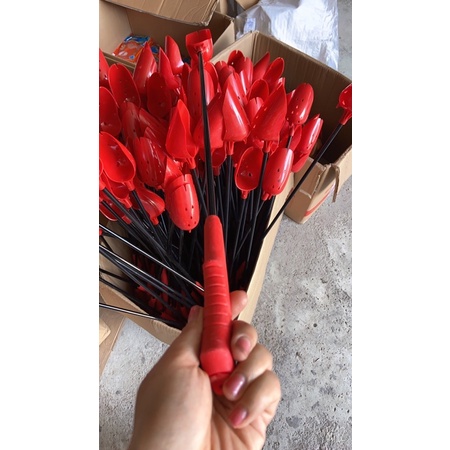 Gậy vẩy mồi- gậy xả mồi câu đài, môi xả mồi đỏ