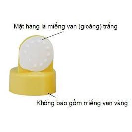 Van trắng máy hút sữa medela