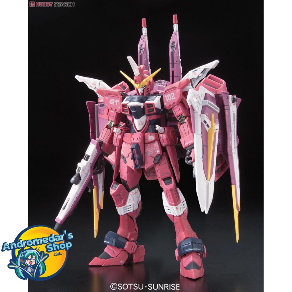 [Bandai] Mô hình lắp ráp ZGMF-X09A Justice Gundam (RG) (Gundam Model Kits)