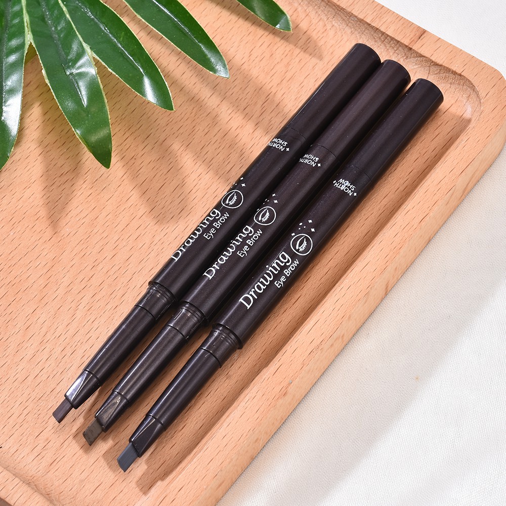 [Hàng mới về] Chì trang điểm vẽ lông mày 1 đầu có cọ chải