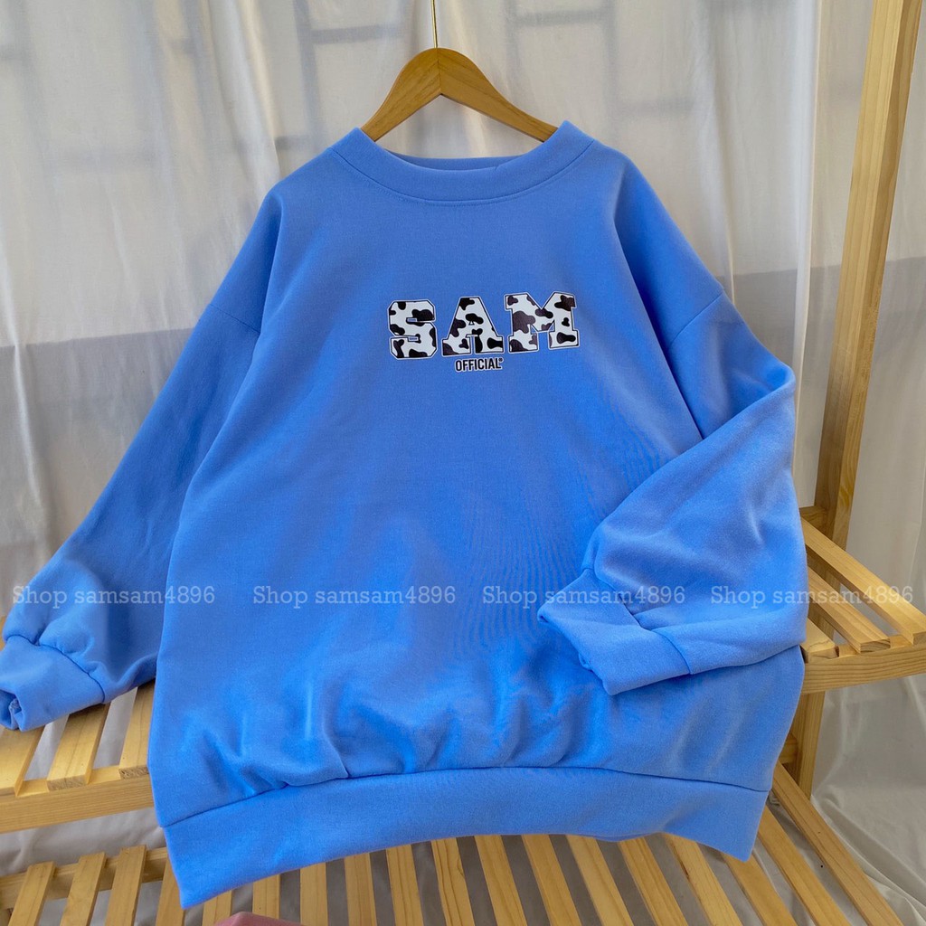 [RẺ VÔ ĐỊCH] Áo Sweater nỉ Sam Ofiicial Ulzzang samsam4896, Áo Nỉ Form Thụng Tay Phồng | BigBuy360 - bigbuy360.vn