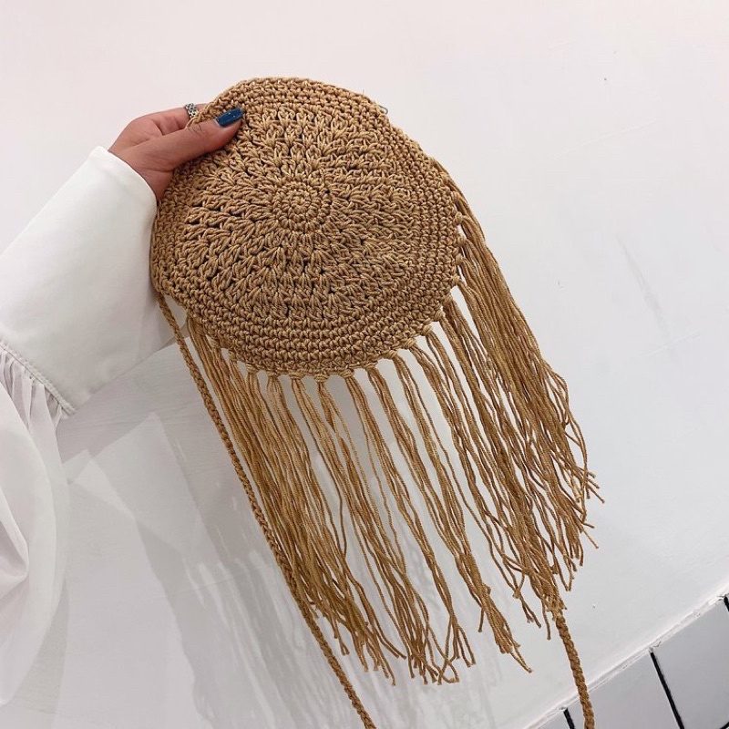 Túi đan thừng tròn