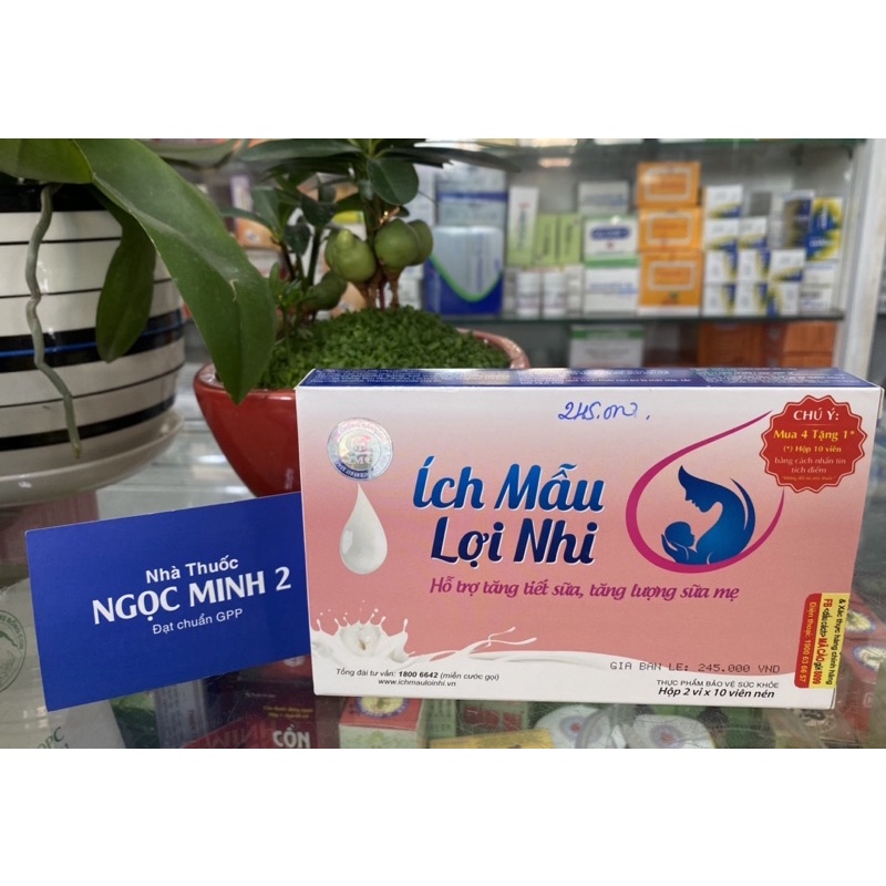 ✅ [Chính Hãng] Ích Mẫu Lợi Nhi hỗ trợ tăng tiết sữa, tăng lượng sữa mẹ.
