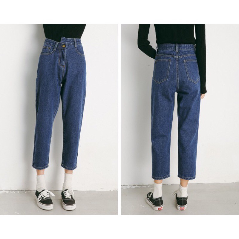 quần baggy cạp lệch dễ thương