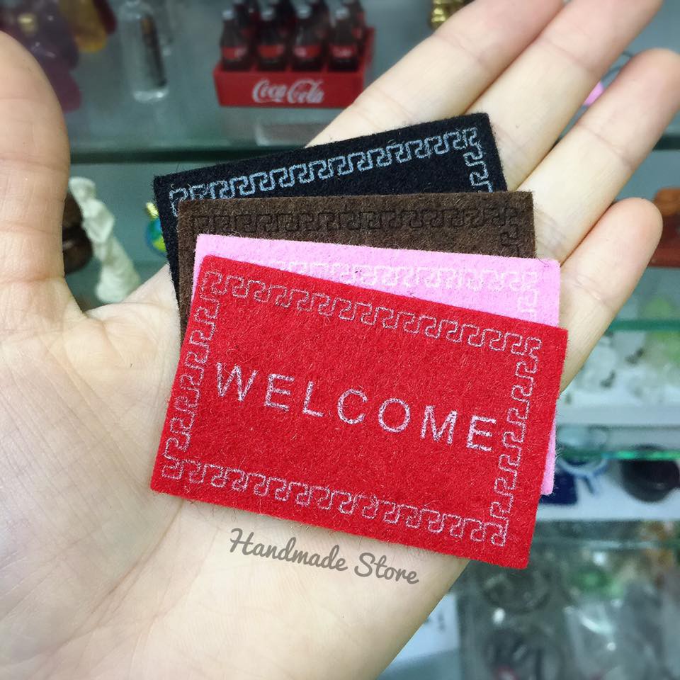 Thảm Welcome - Mô hình tĩnh tỉ lệ 1:12