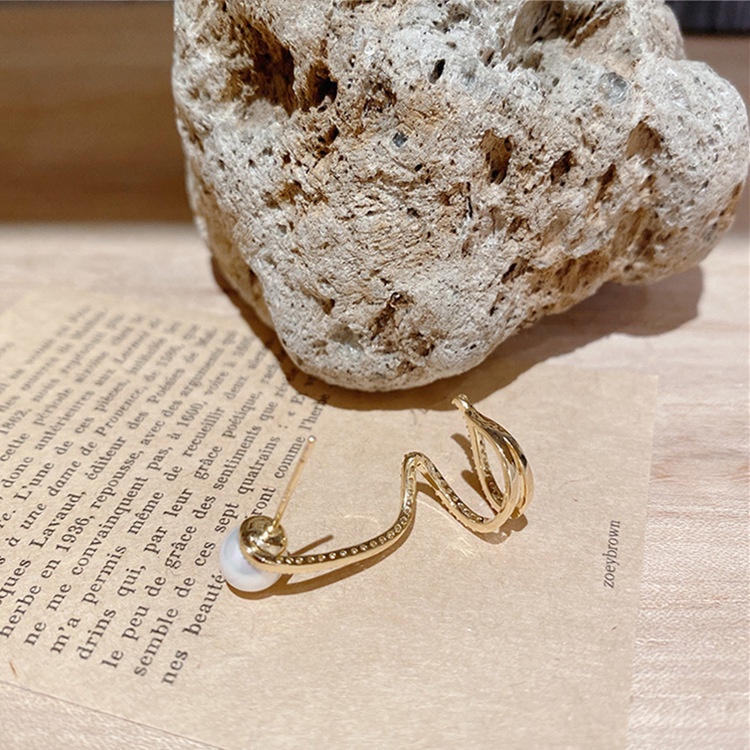 Bông Tai Mạ Bạc S925 Đính Ngọc Trai Nhân Tạo 2022