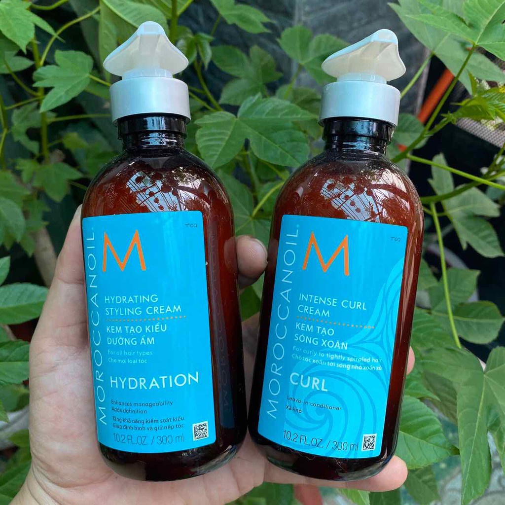 Kem Tạo Sóng Xoăn Moroccanoil Intense Curl Cream 300ml Chính Hãng