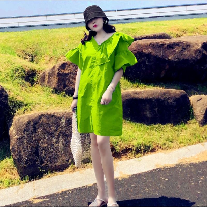 Vải thô chun màu xanh bơ