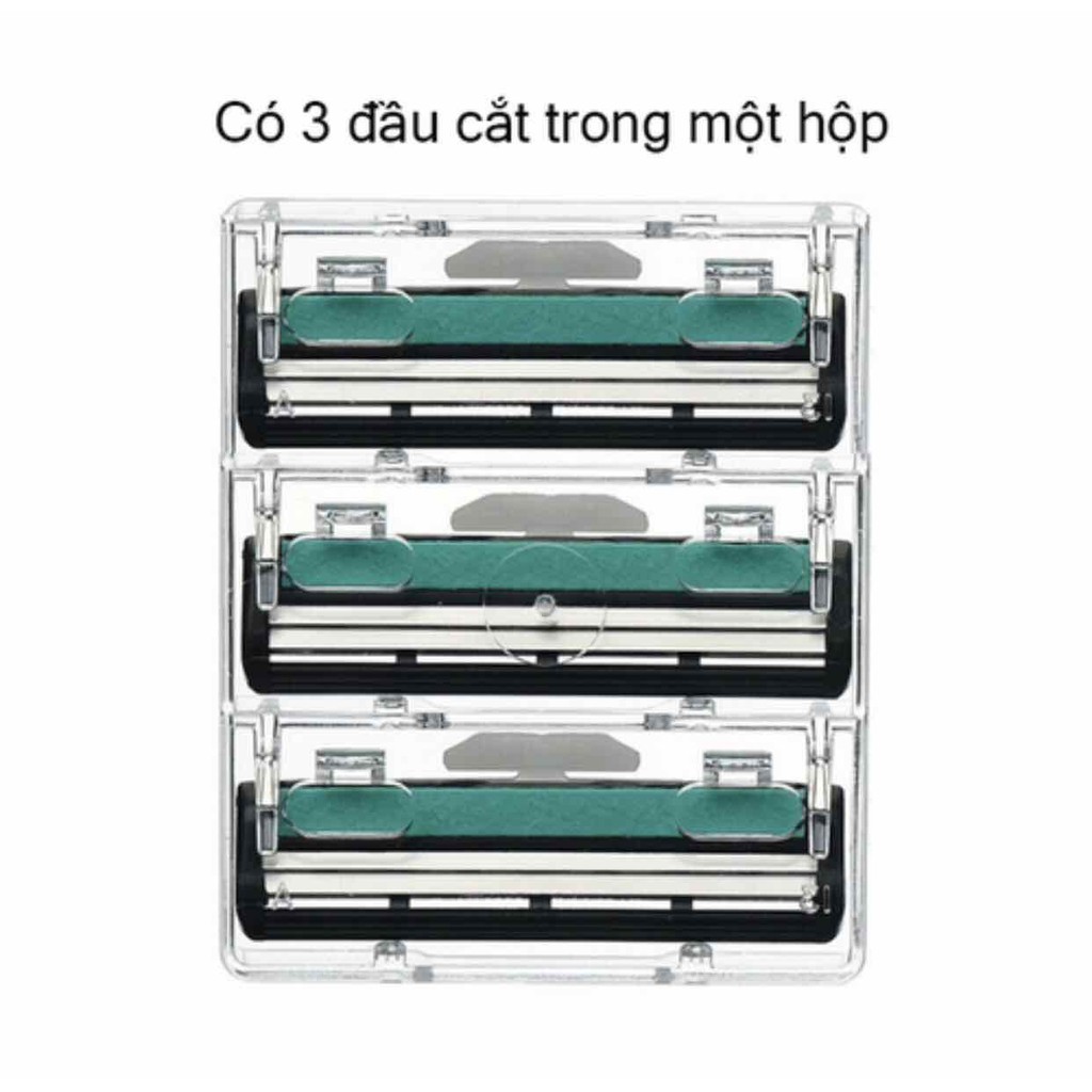 Bộ dao Cạo Râu gồm 36 Lưỡi Kép, 1 Thân, 1 Tuýp kem (có hộp đựng)