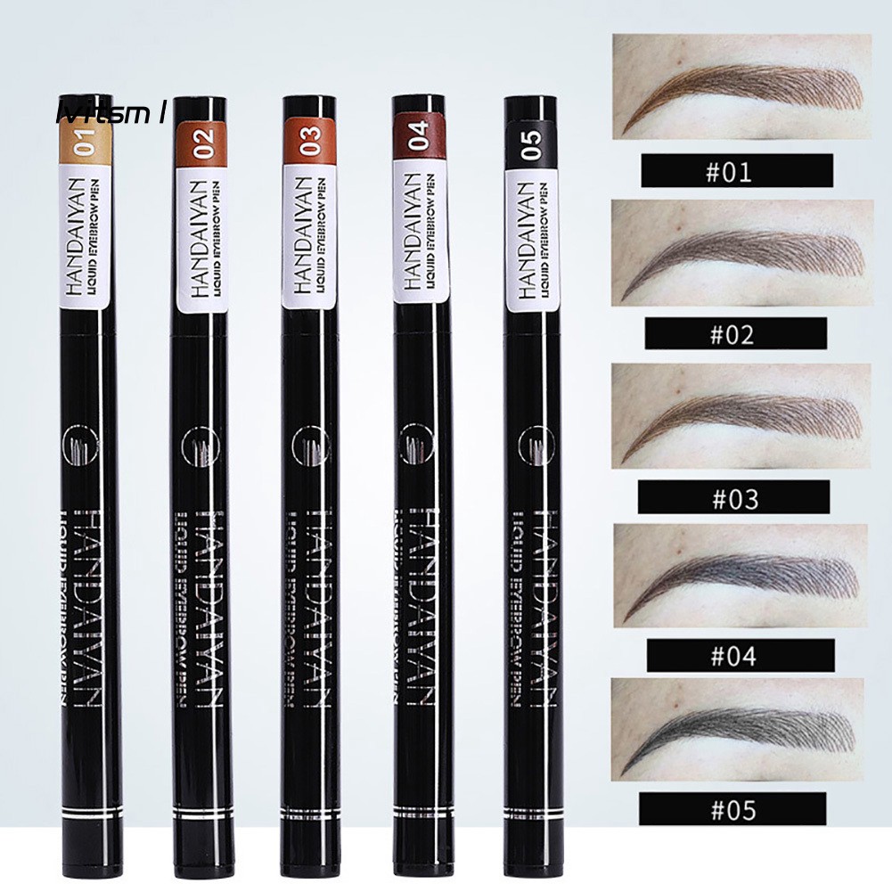 Bút kẻ mày dạng phẩy sợi nét thanh mảnh tự nhiên kháng nước lâu trôi | BigBuy360 - bigbuy360.vn