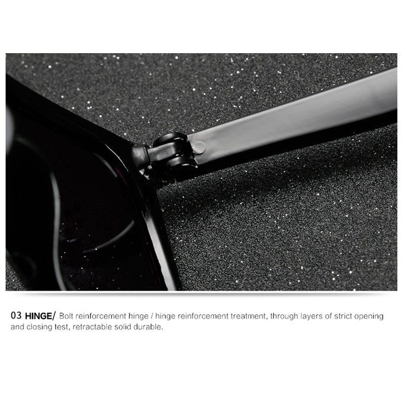 Kính mát gọng oversize retro cho nam và nữ