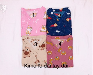 Bộ ngủ kimono tay dài quần dài loại đẹp