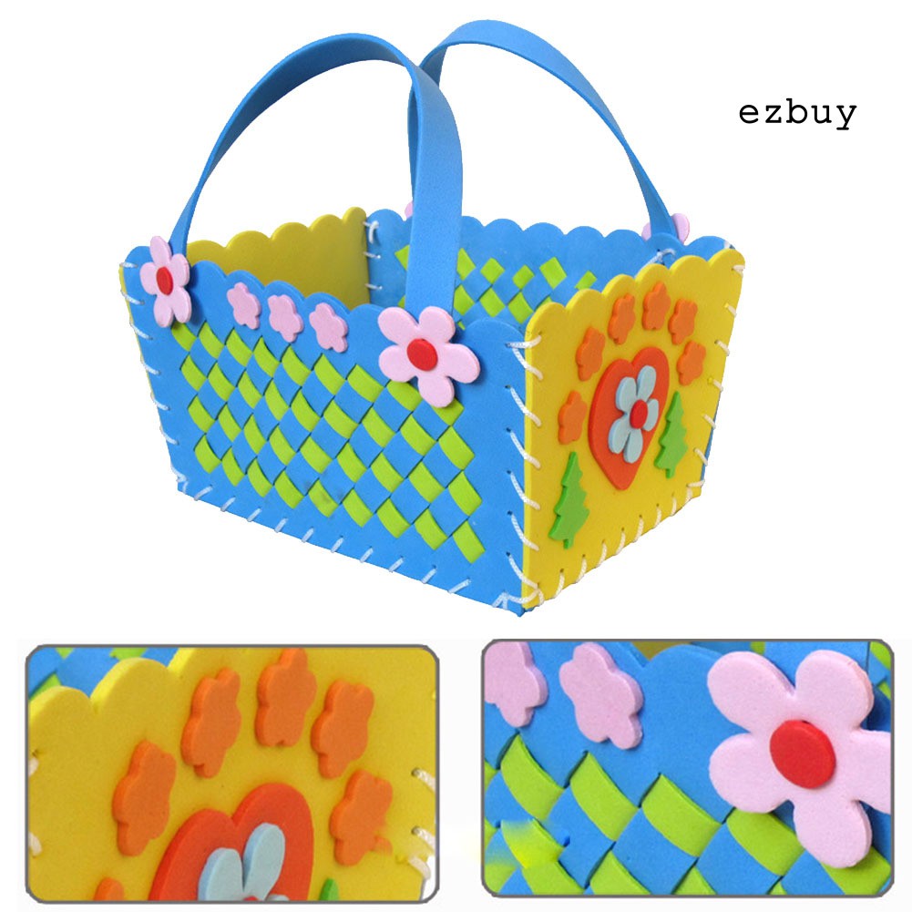 Giỏ hoa đan thủ công dễ thương dành cho bé