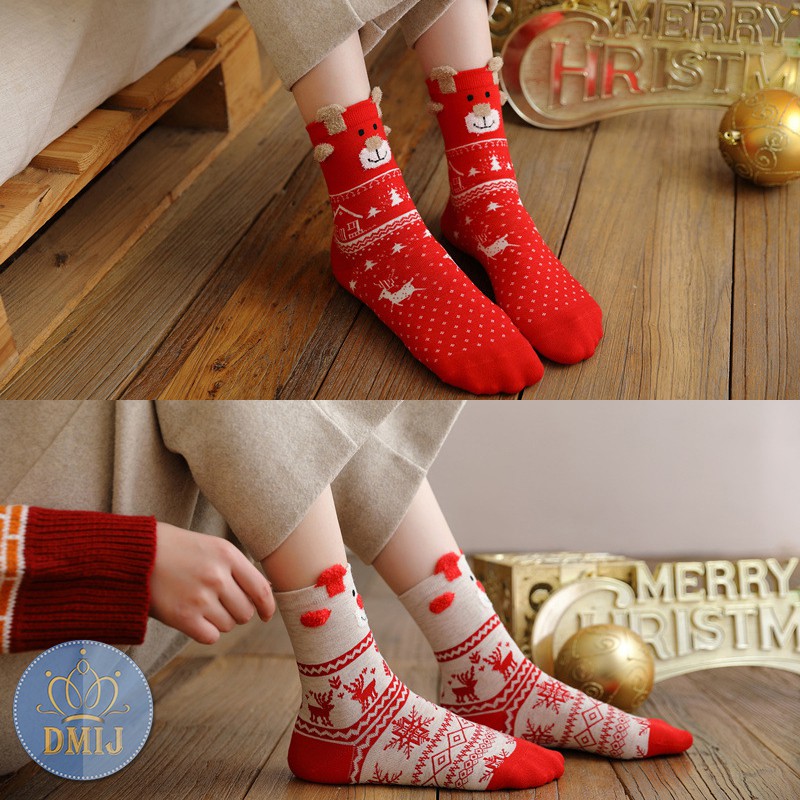 [Tất giáng sinh] Tất Noel phong cách vintage hàn quốc nhiều mẫu