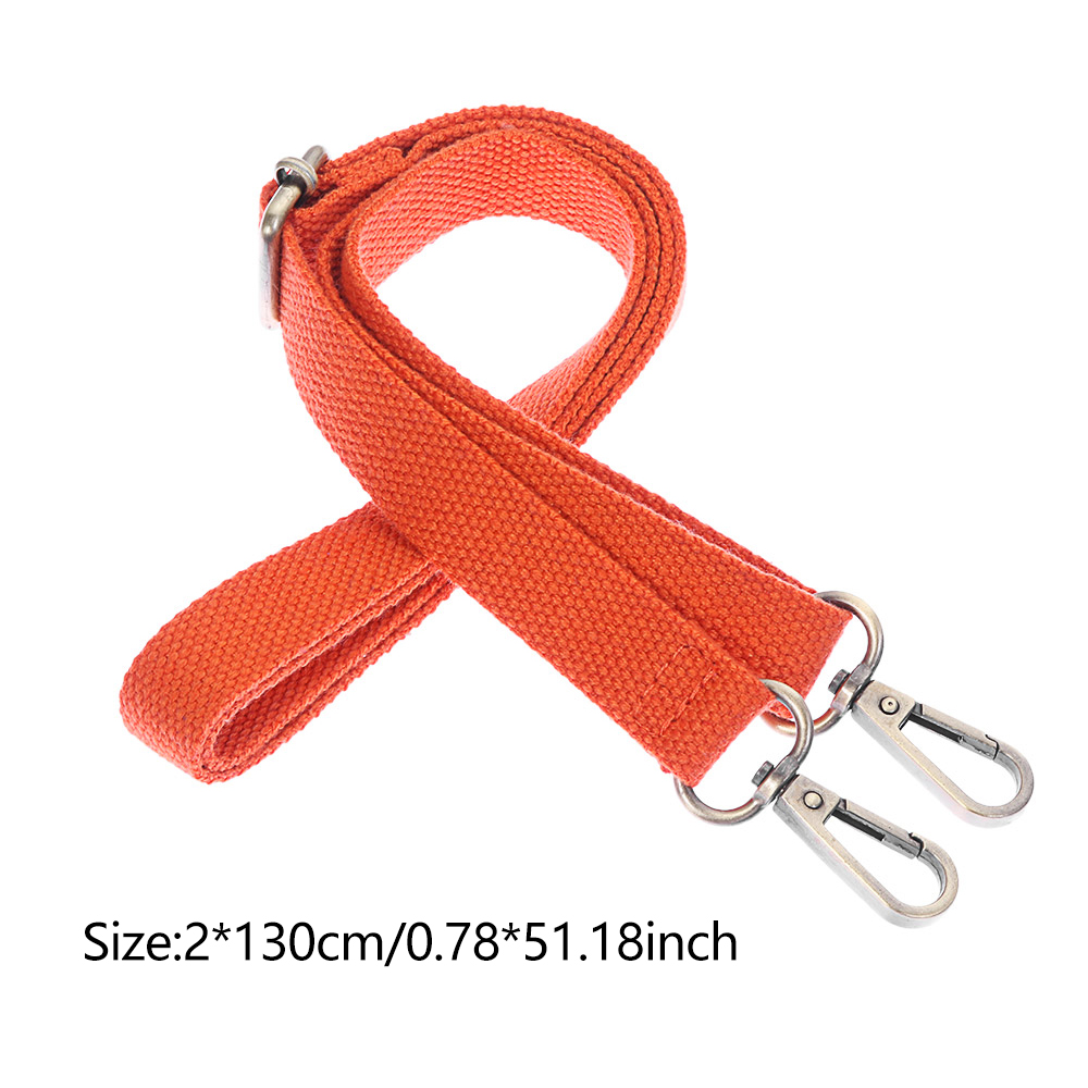 Dây Đeo Túi Xách Thời Trang Bằng Vải Canvas Bền Màu 130cm