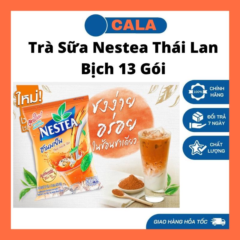 1 BỊCH 13 GÓI TRÀ SỮA NESTEA THÁI LAN 429g