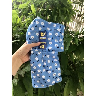 [Nhiều Mẫu] Khẩu Trang Vải Tôn Bèo Che Cổ Cao Cấp 3 lớp - Thoáng khí kháng bụi, UV, che cằm, che tai