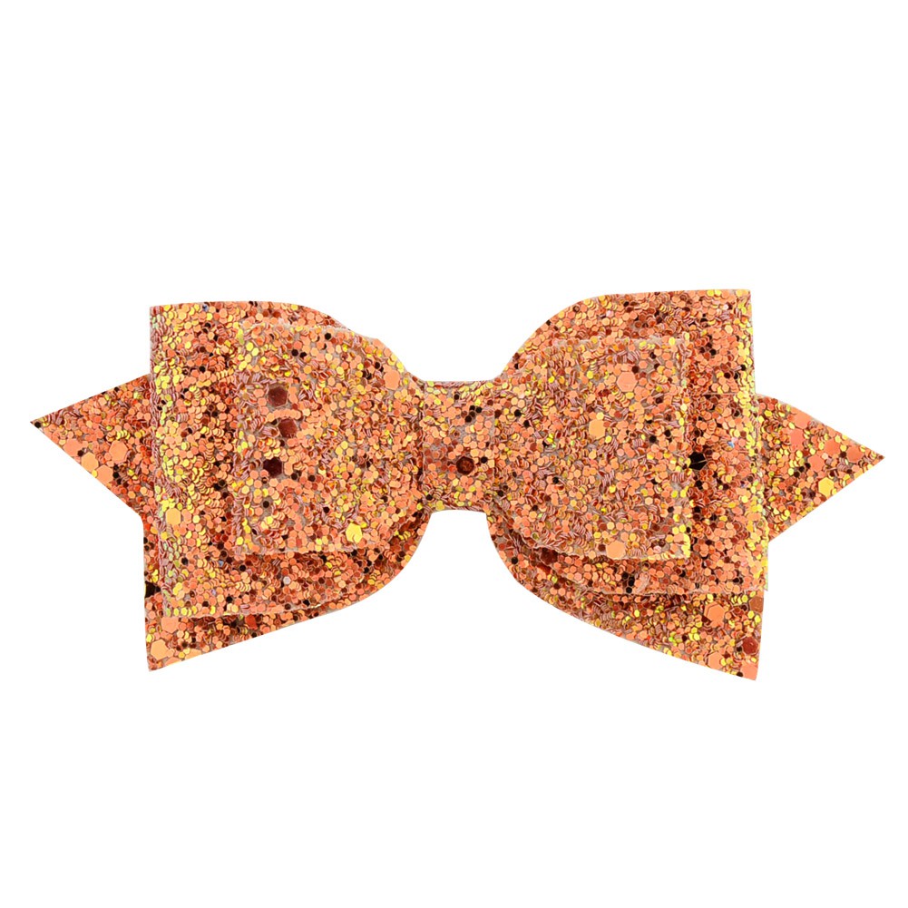 Kẹp tóc KIDSBOWS phối kim tuyến 5 inch cho nữ