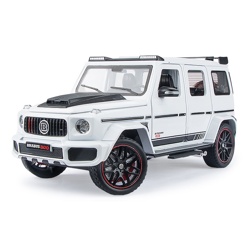 Mô Hình Xe Hơi Brabus G800 Bằng Hợp Kim Tỉ Lệ 1: 24 Có Đèn Và Nhạc Độc Đáo Sống Động